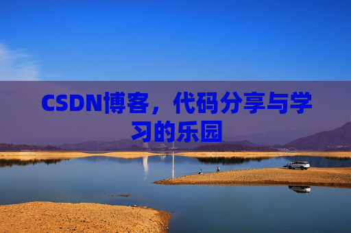 CSDN博客,代码分享与学习的乐园